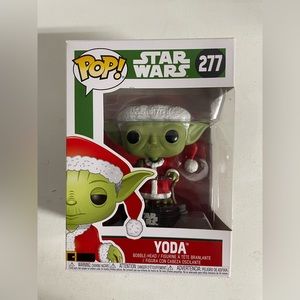 Funko Pop Holiday Christmas : Star Wars YODA #277 ERROR MADE New In Box RARE